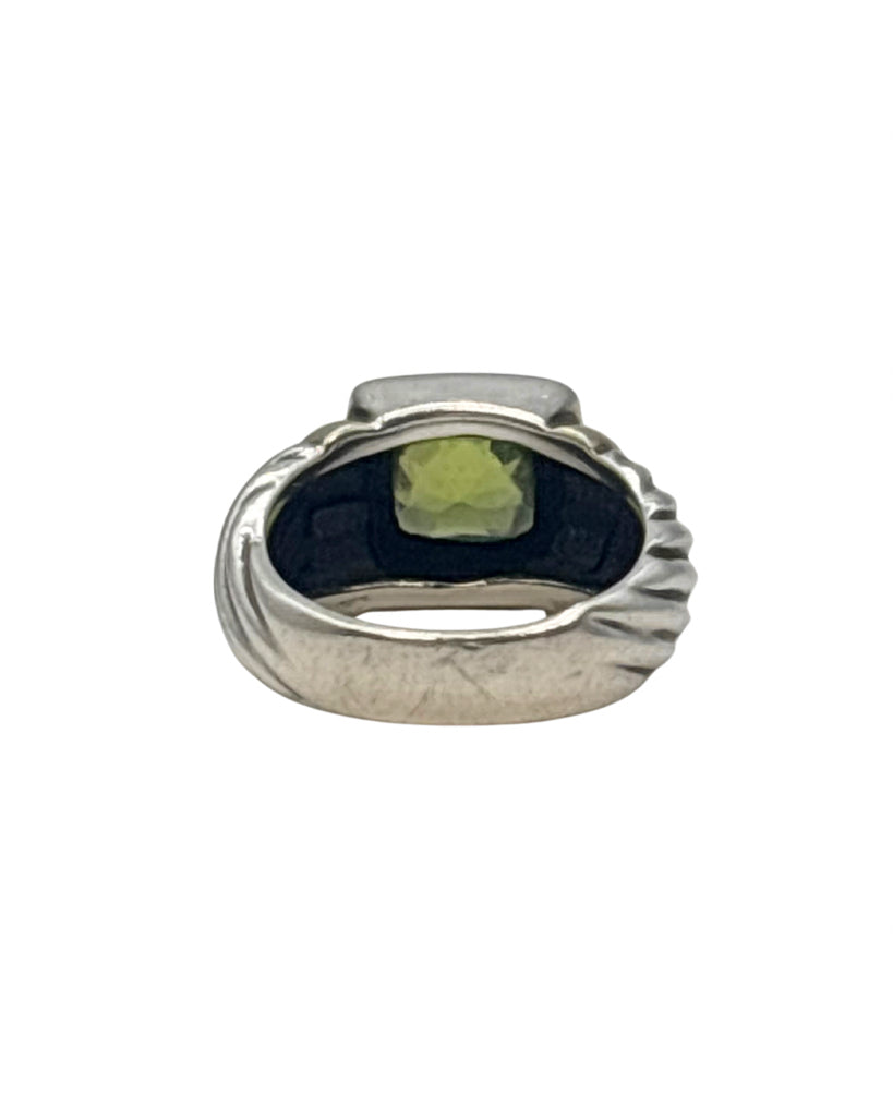 David Yurman Size 6.5 Peridot Ring 14k
