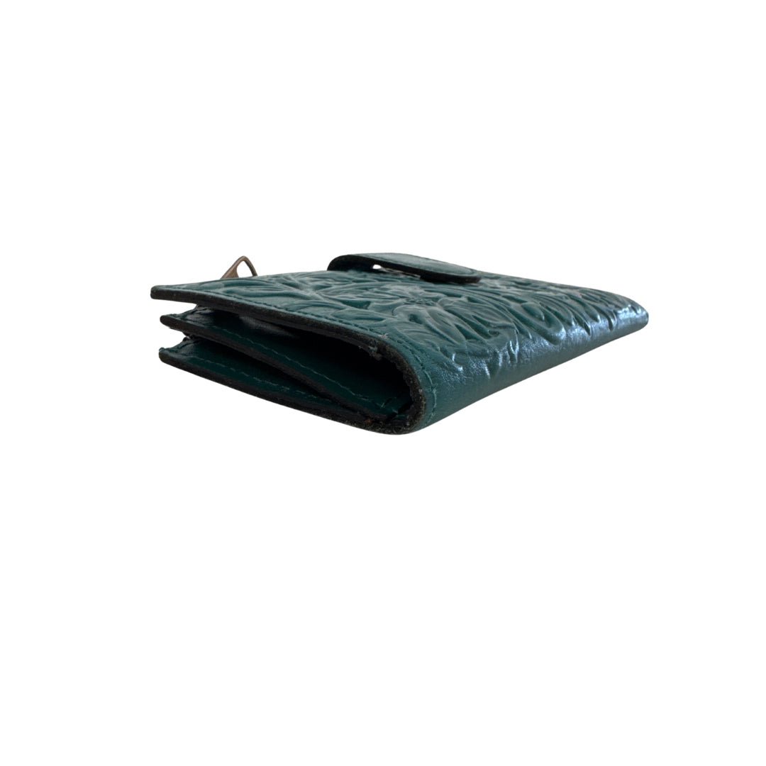 Patricia Nash Teal Long Wallet