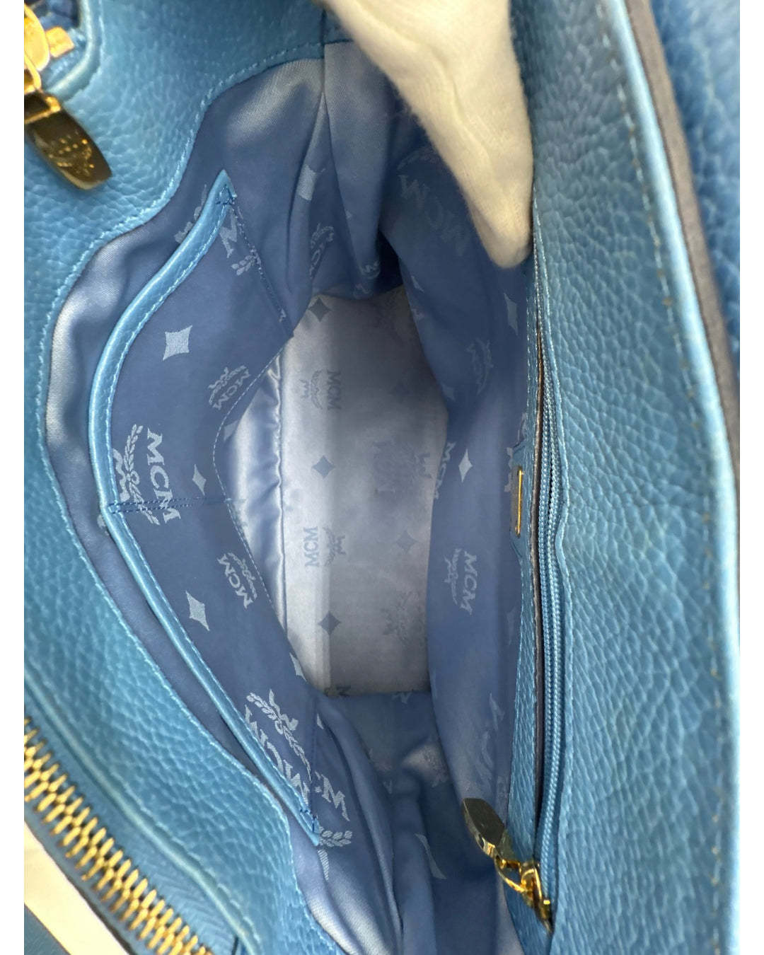 MCM Blue Purse