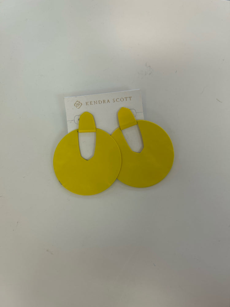 Kendra Scott Yellow Earrings