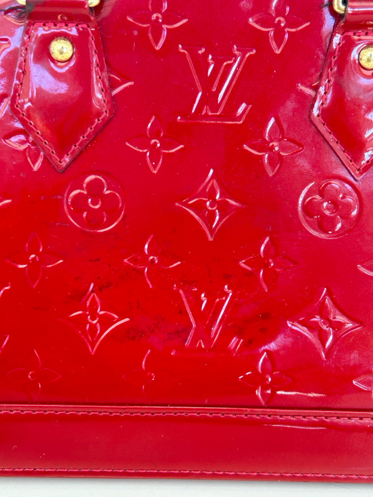Louis Vuitton Red Alma BB