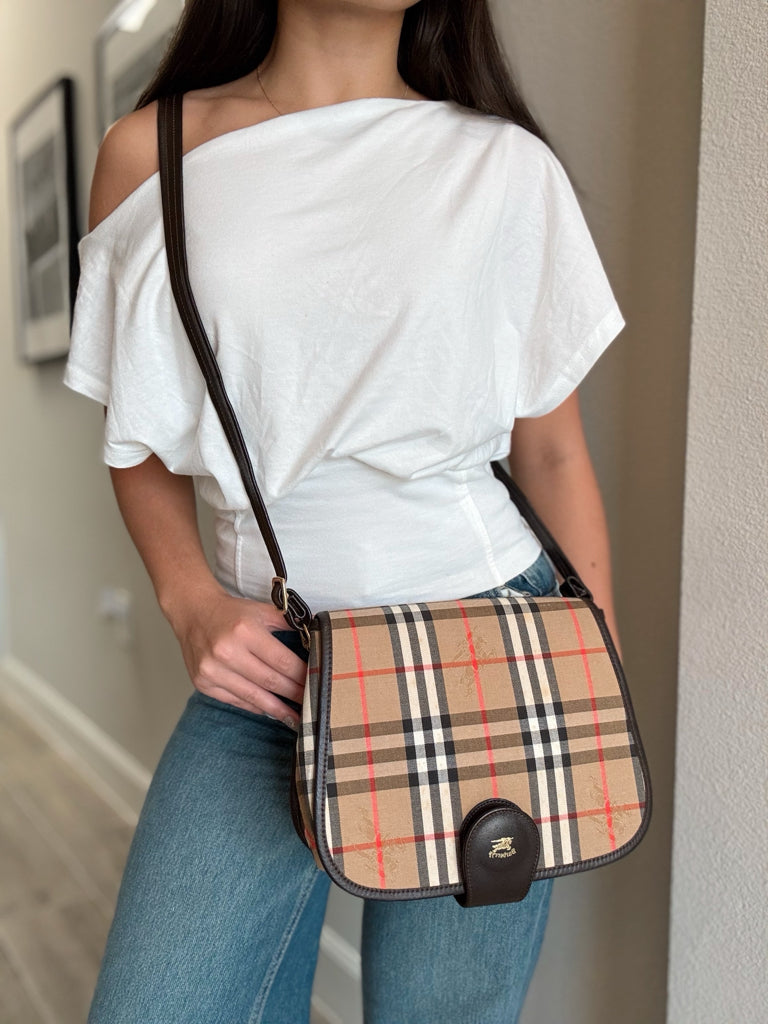 Burberry Haymarket Crossbody