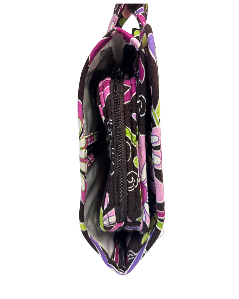 Vera Bradley Brown Travel Pouch