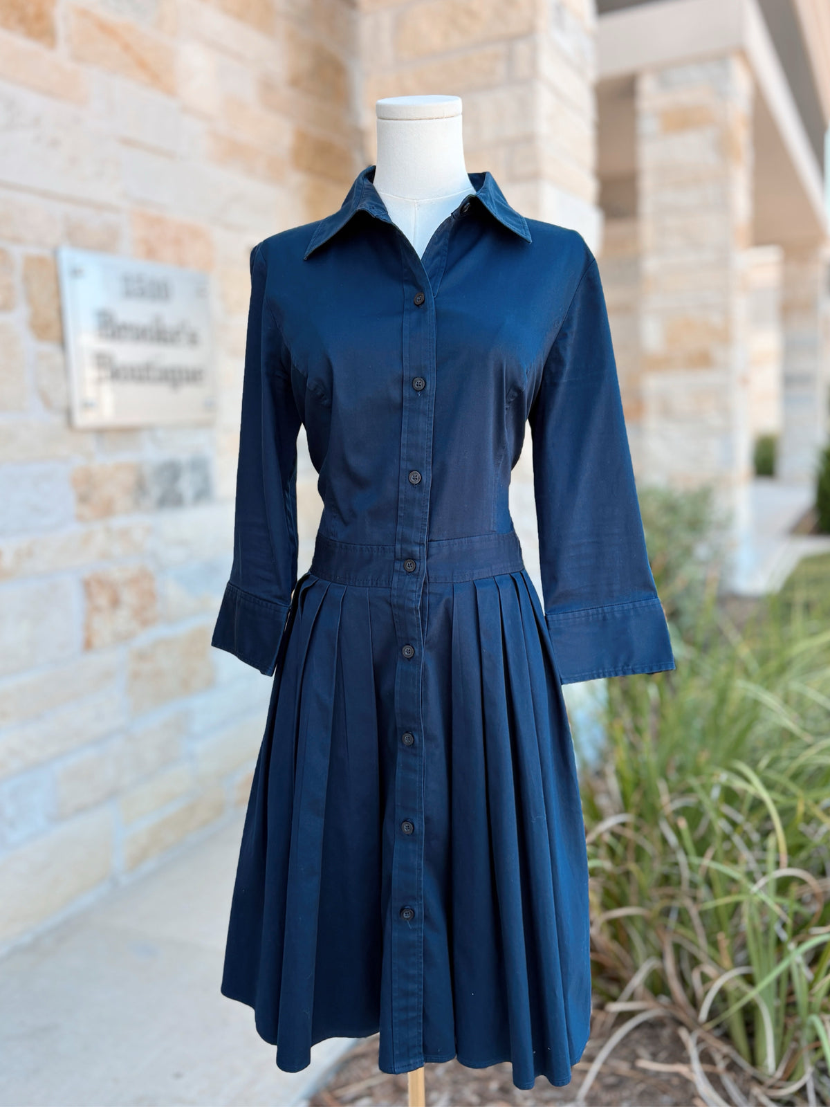 Ralph Lauren Size 10 Navy Dress