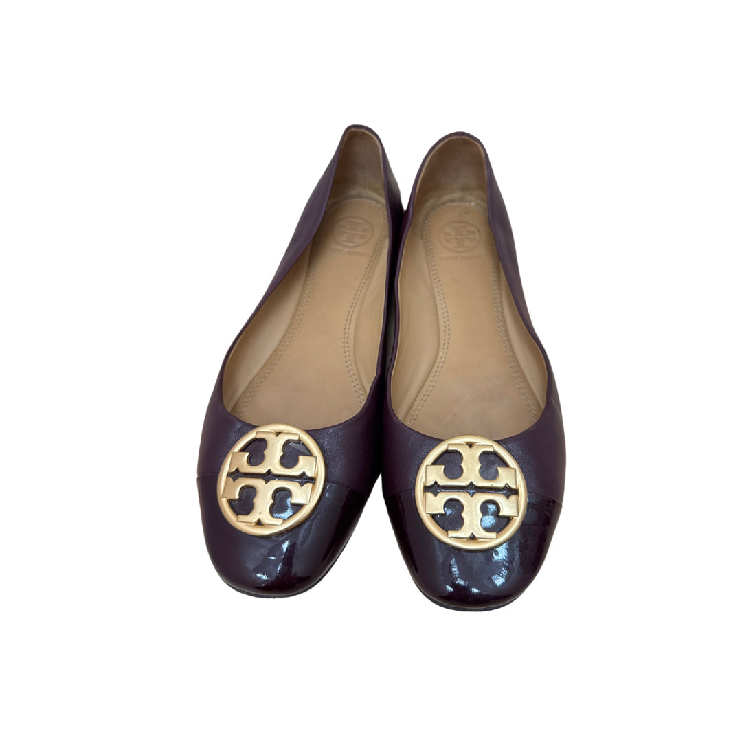 Tory Burch Size 6 Burgundy Flats