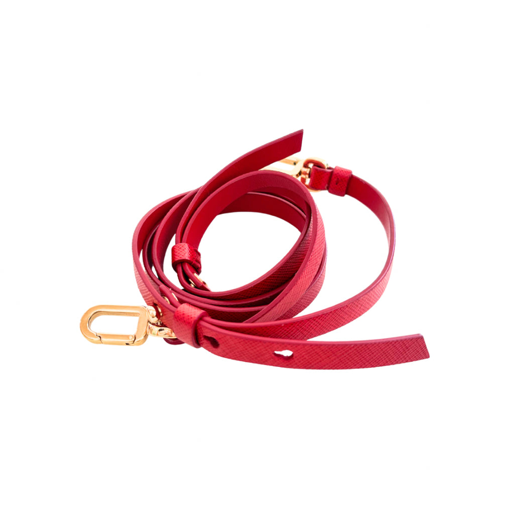 Prada Red  Leather Crossbody