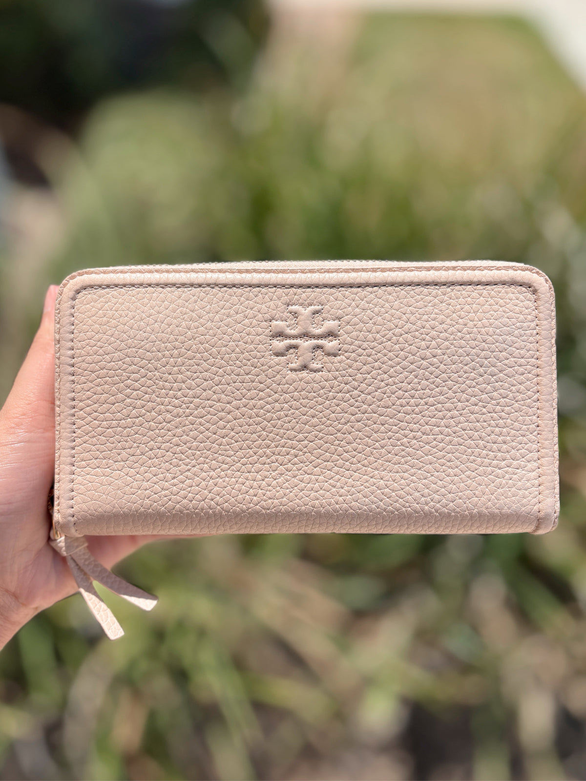 Tory Burch Leather Tote & Wallet Set