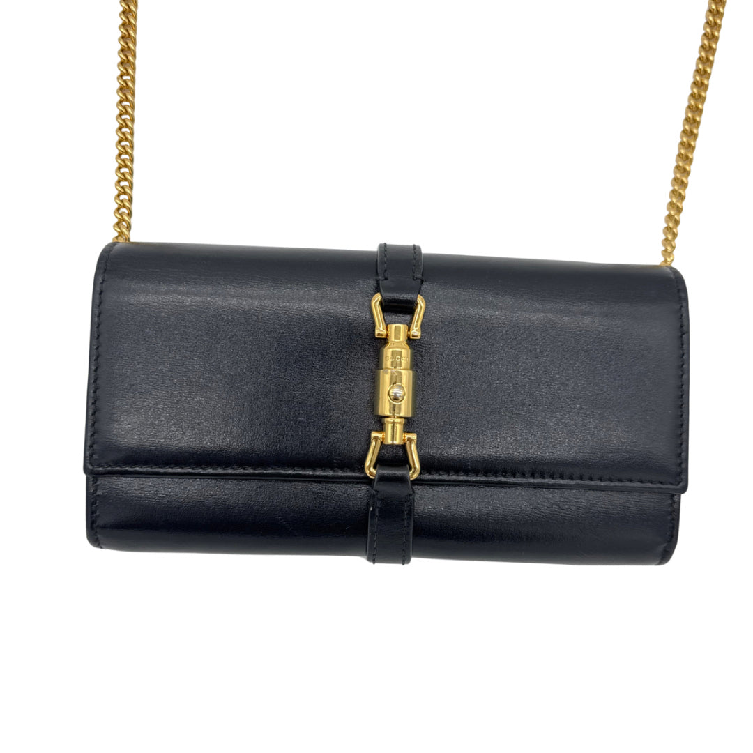 Gucci Black Wallet On Chain
