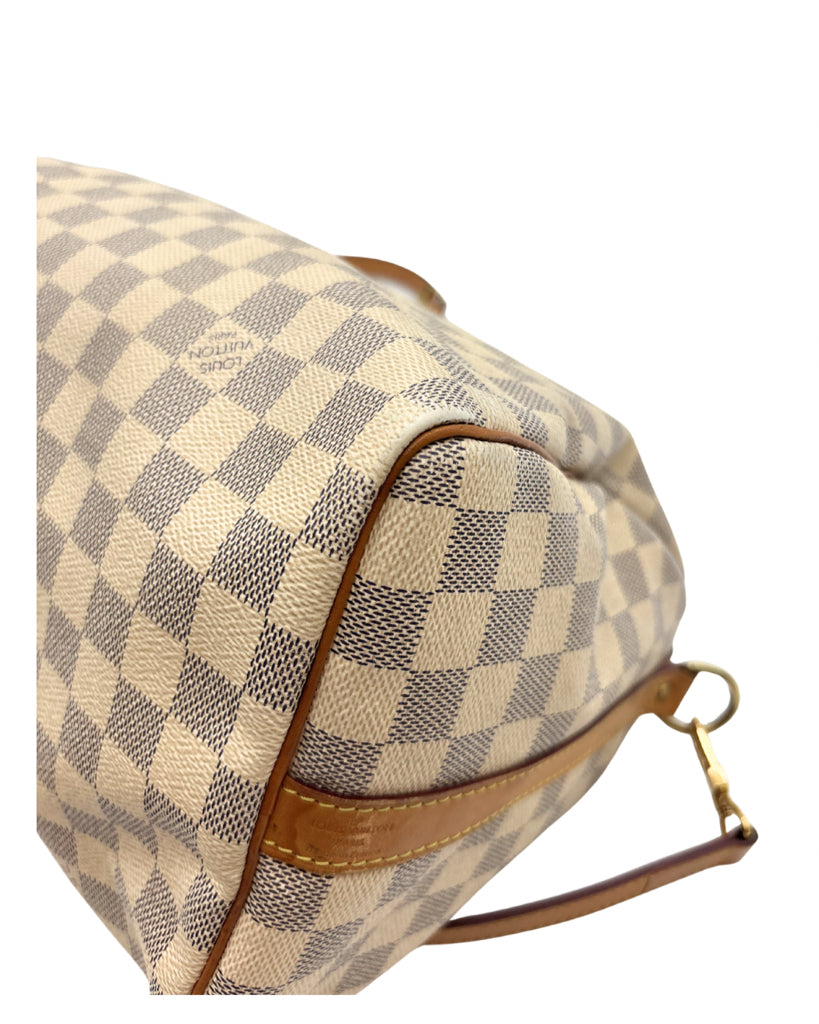 Louis Vuitton Speedy Bandouliere 30 Damier Azur