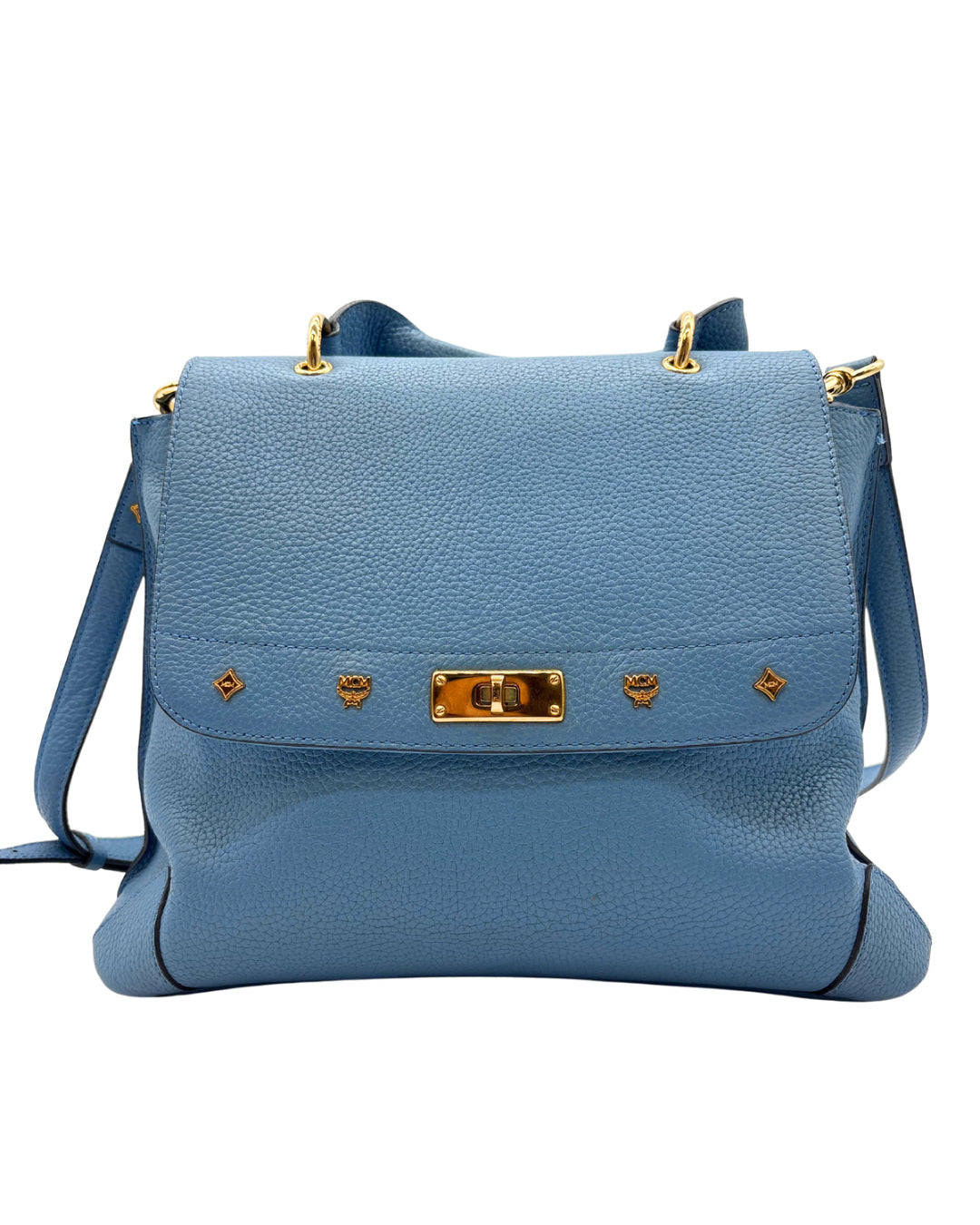 MCM Blue Purse