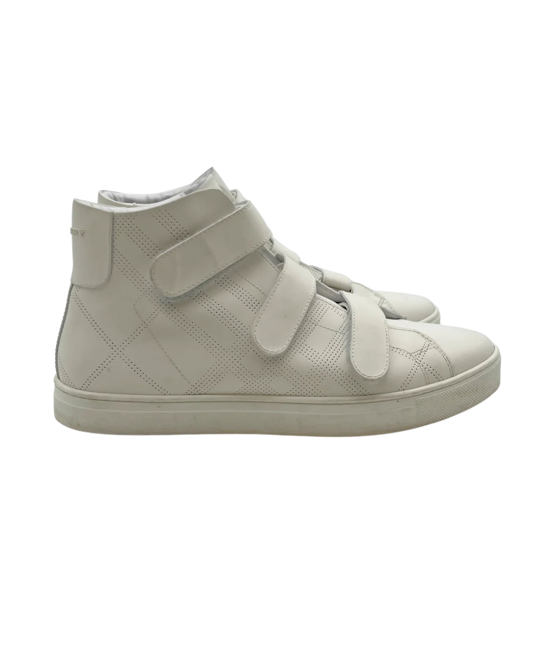 Burberry Mens Size 42 White High Tops