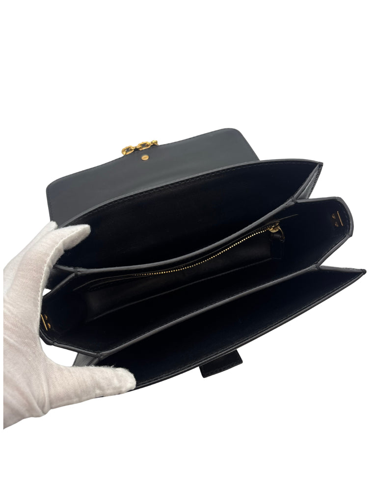 Valentino Black Butterfly & Star Flap Bag