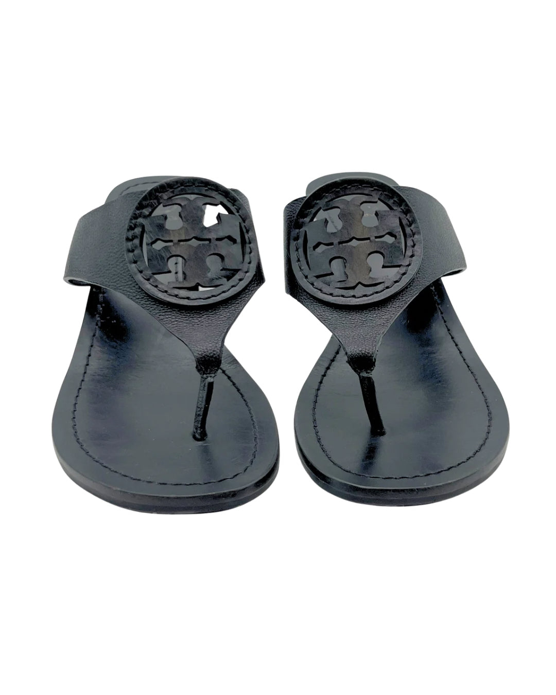 Tory Burch Size 8 Black Miller Wedges