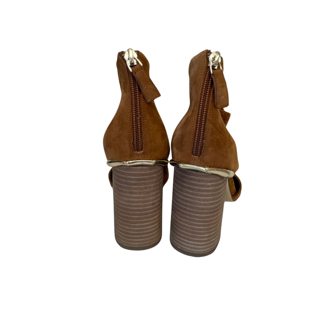 Elaine Turner Size 8.5 Brown Block Heels