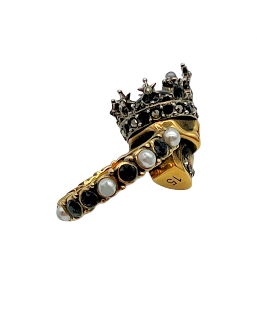Alex McQueen Skull Ring Size 6.75