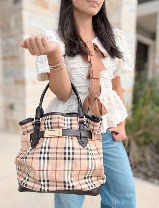 Burberry Plaid Purse