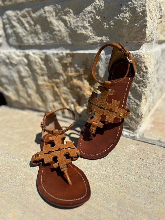 Tory Burch Size 9 Brown Sandels