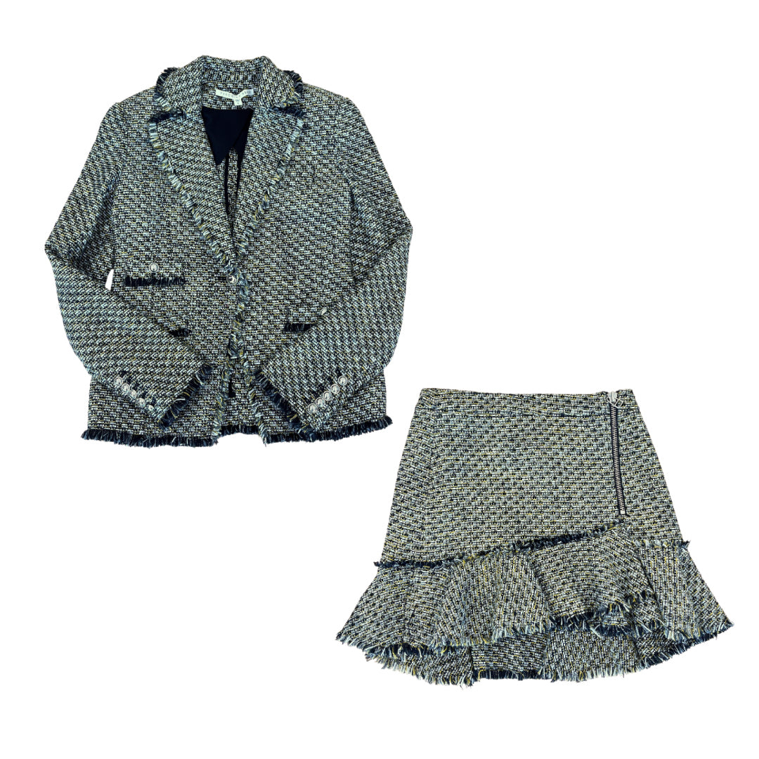 Veronica Beard Size 4 Tweed Two Piece Set