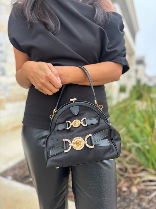 Versace Black Purse
