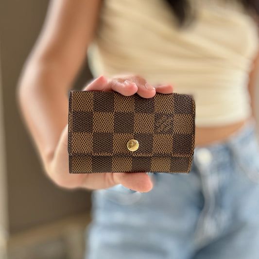 Louis Vuitton Damier Ebene 6 Key Holder