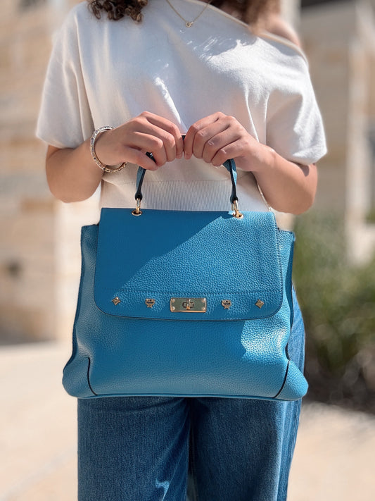 MCM Blue Purse