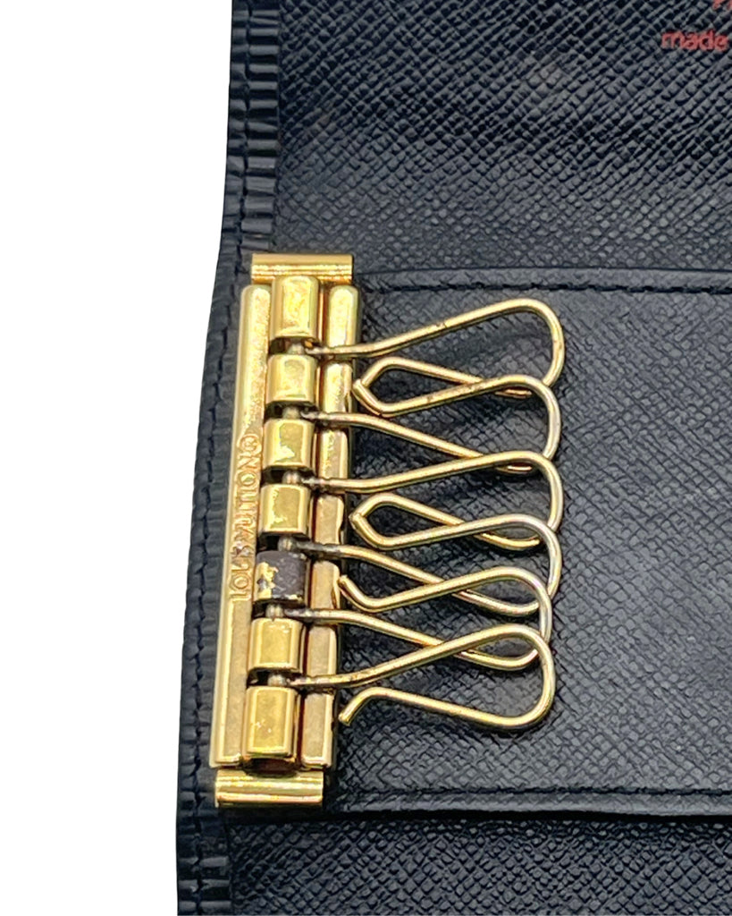 Louis Vuitton Black 6 Key Holder