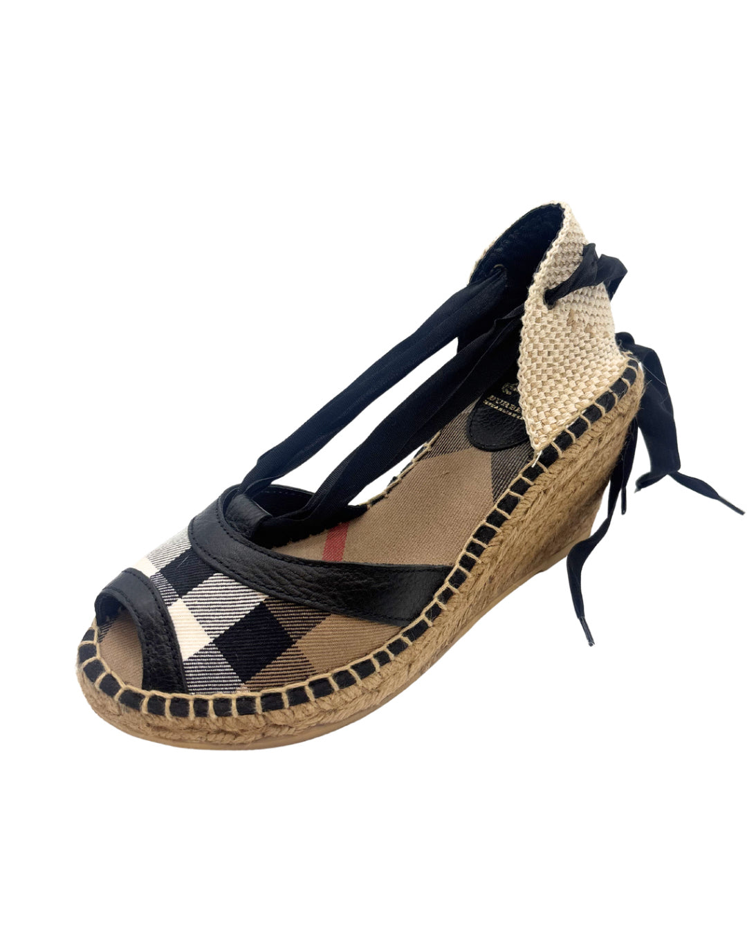 Burberry Size 37 Espadrille Wedges
