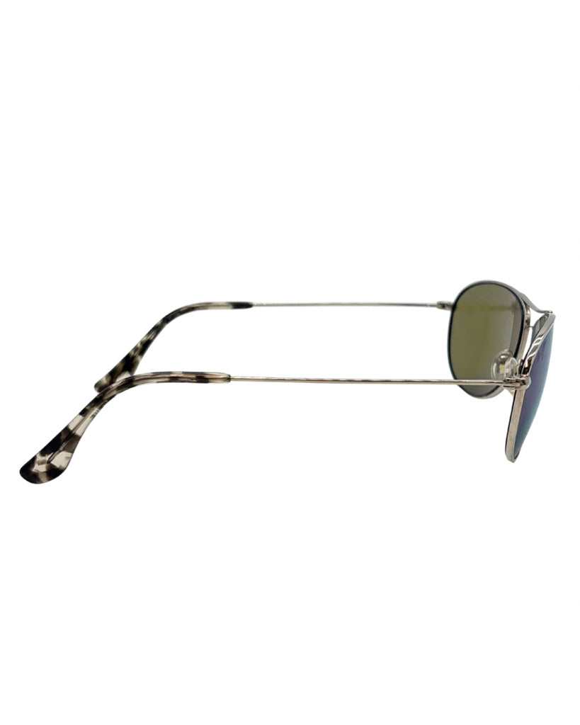 Maui Jim Silver Aviators Sunglasses