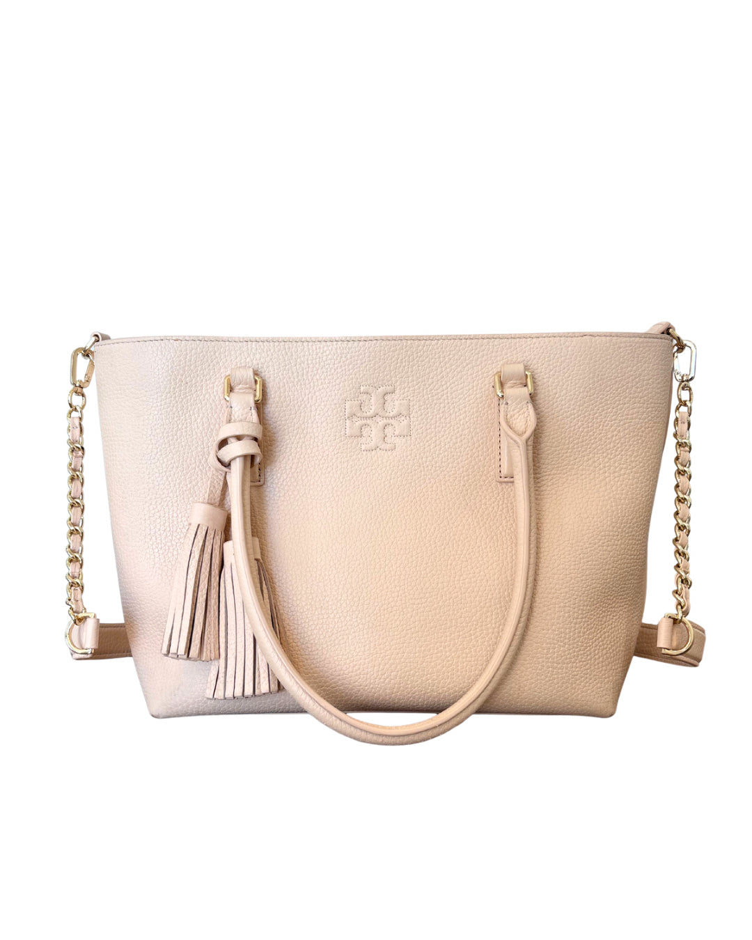 Tory Burch Leather Tote & Wallet Set