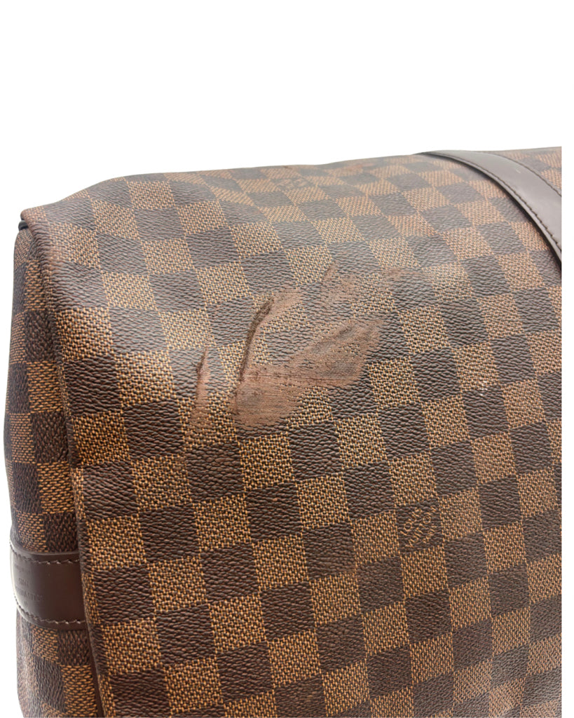 Louis Vuitton Damier Ebene 55 Keepall Bandouliere