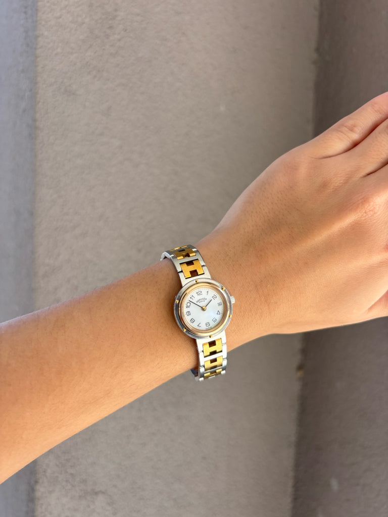 Hermes Two Tone Watch