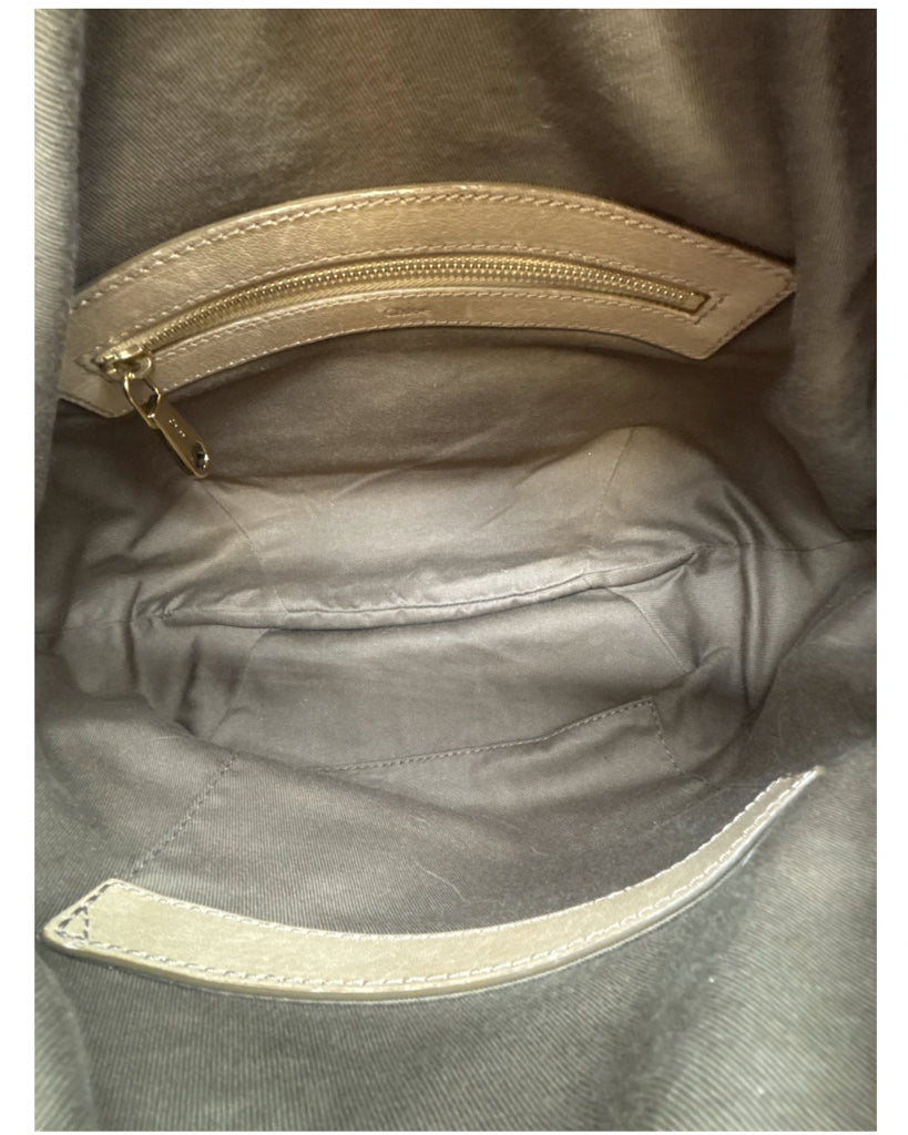 Chloe Gold Ethel Shoulder Bag