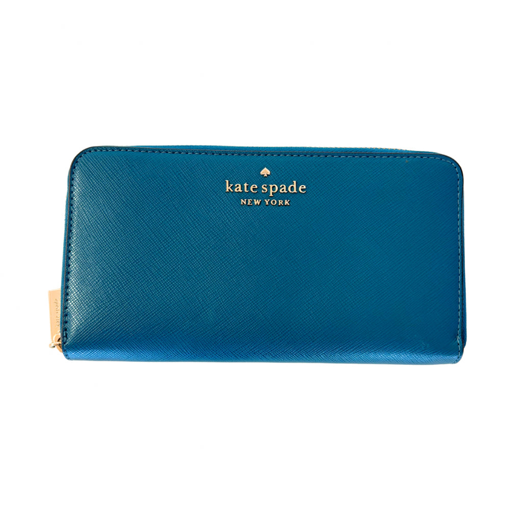 Kate Spade Teal Zippy Wallet