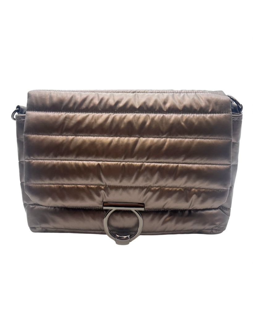 Think Royln Purple Quilted Crossbody