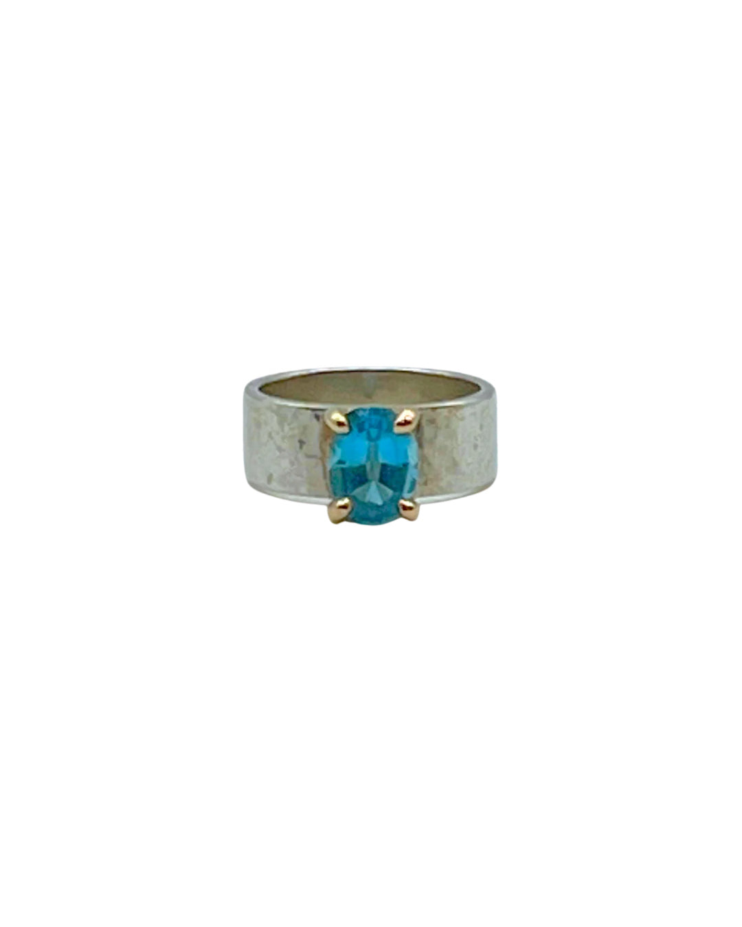 James Avery Size 4.5  Blue Gem Ring