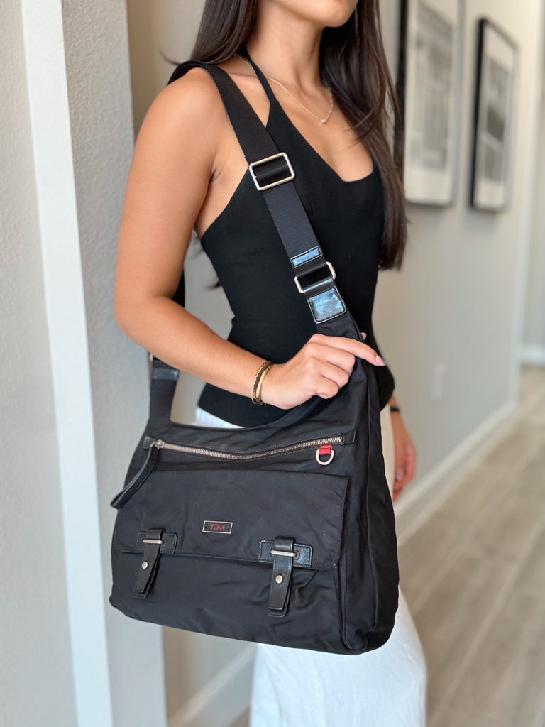 Tumi Nylon Messenger Bag
