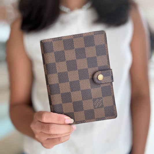 Louis Vuitton Damier Ebene Agenda PM