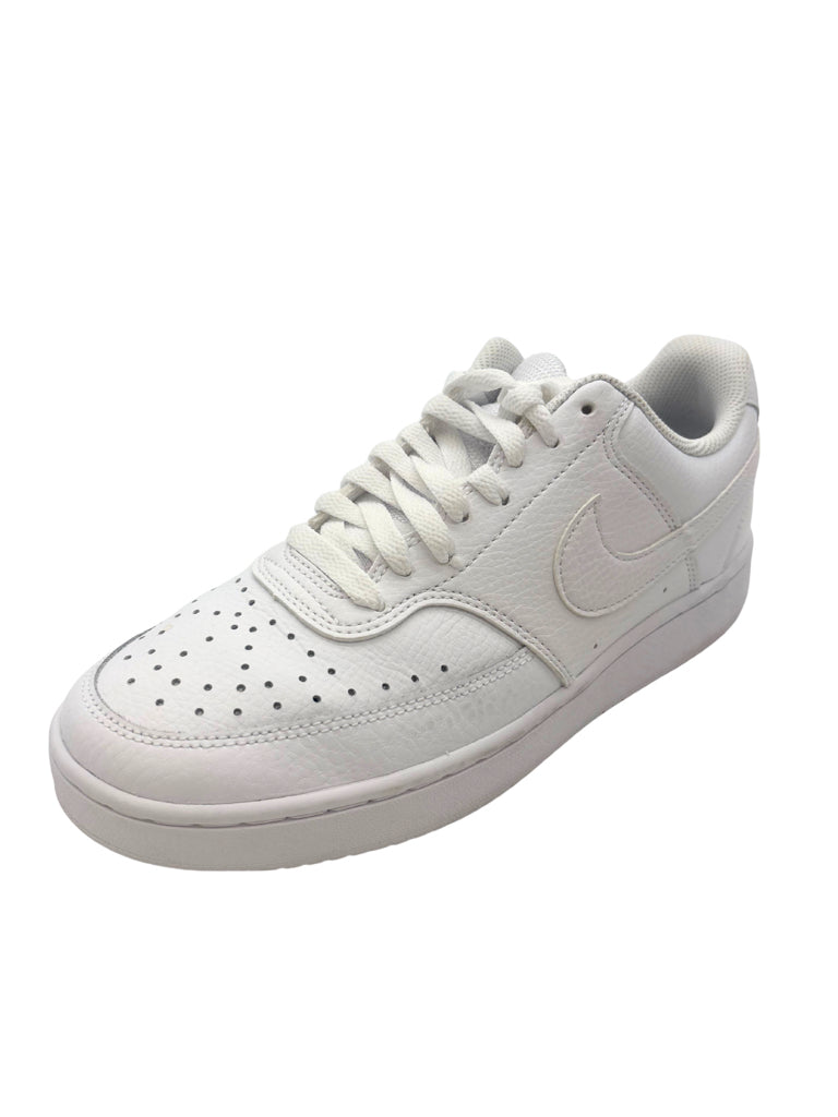 Nike Size 8 White Court Vision Lace Up Sneakers