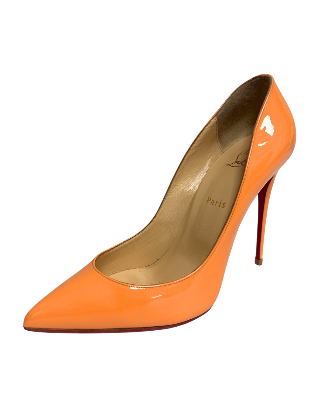 Christian Louboutin Size 42 Orange Heels