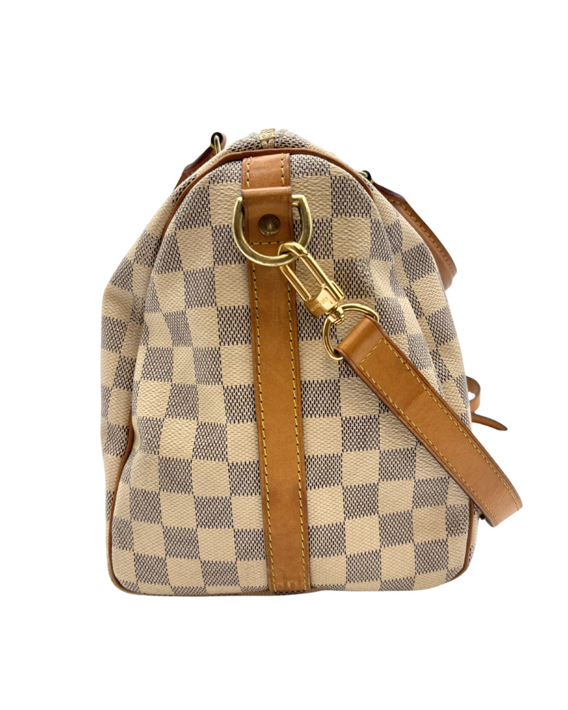 Louis Vuitton Speedy Bandouliere 30 Damier Azur