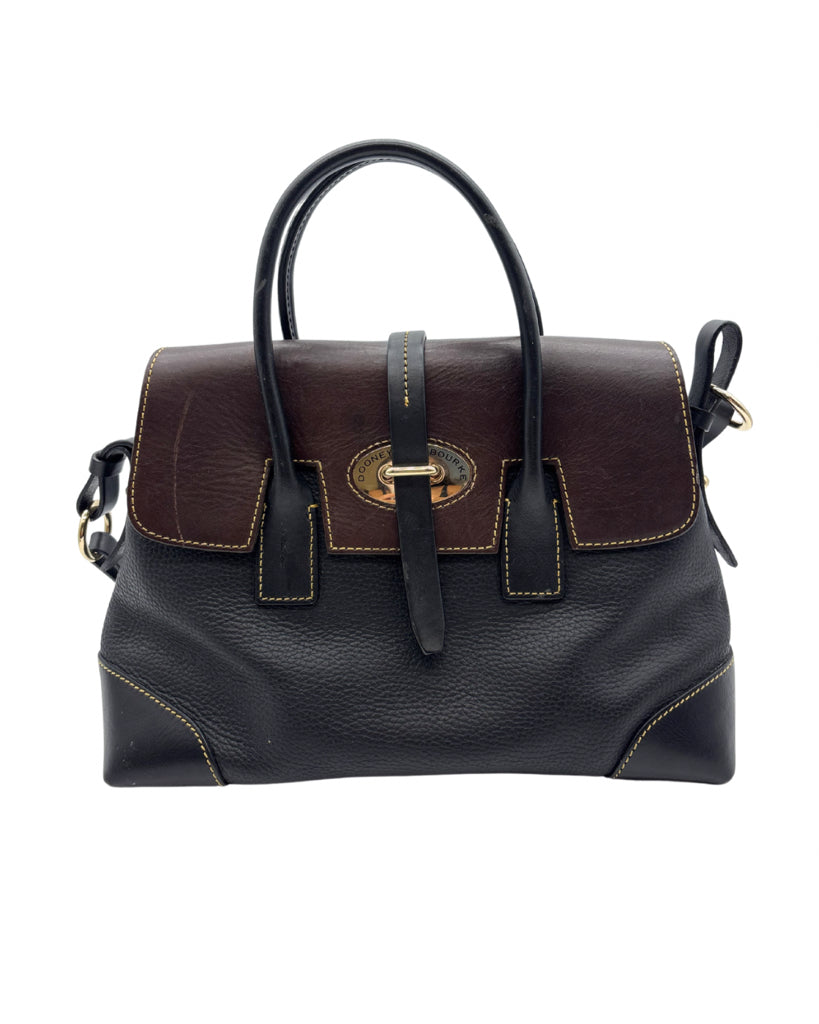 Dooney & Bourke Black and Brown Purse