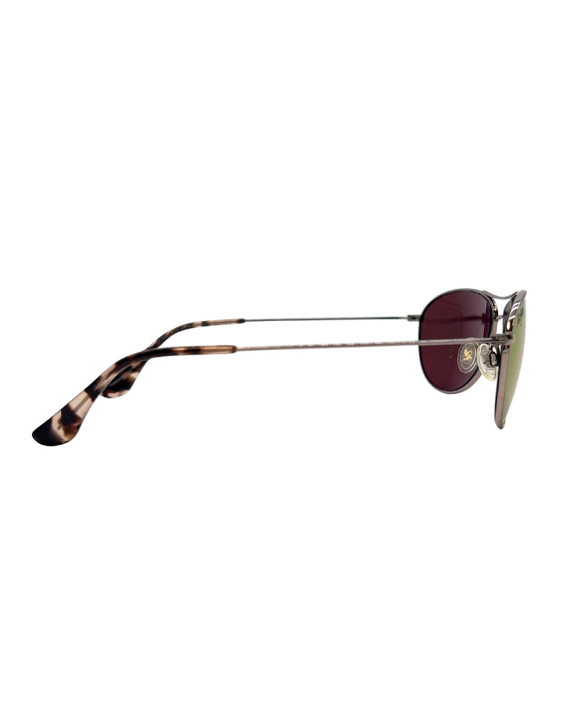 Maui Jim Silver Aviators Sunglasses