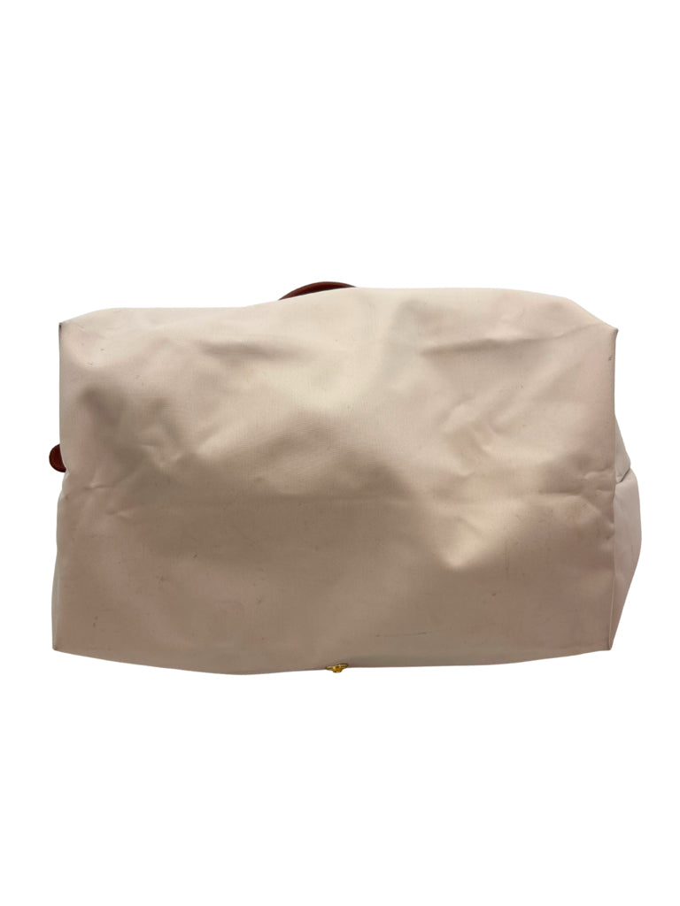 Longchamp Cream Le Pliage M Tote