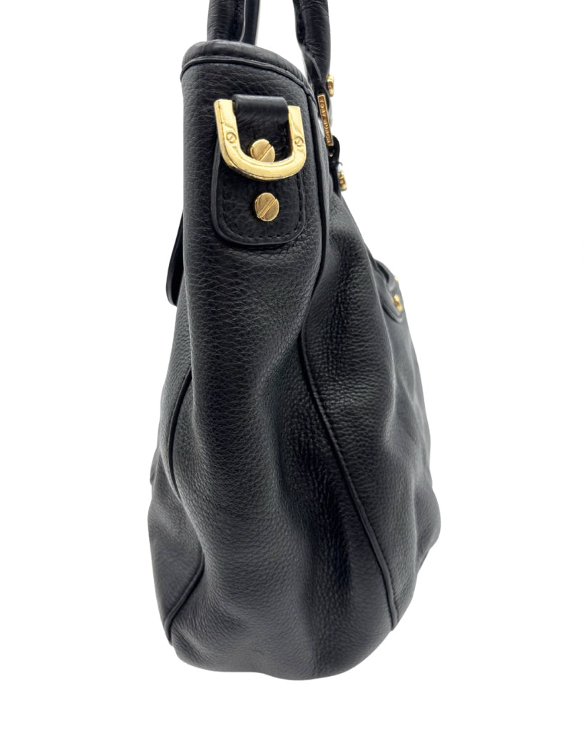 Tory Burch Black Leather Satchel