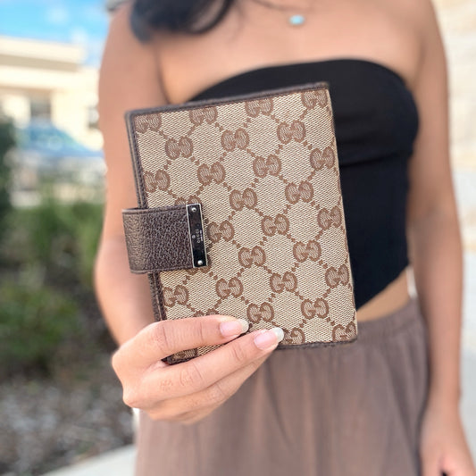 Gucci Canvas Agenda