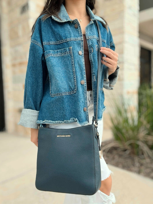 Michael Kors Navy Crossbody