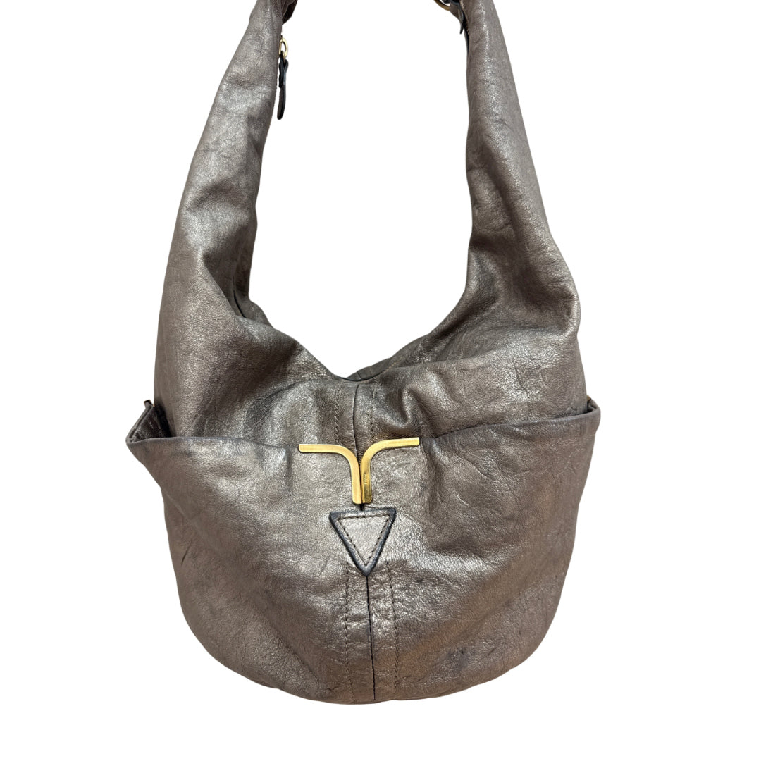 Chloe Gray Leather Purse