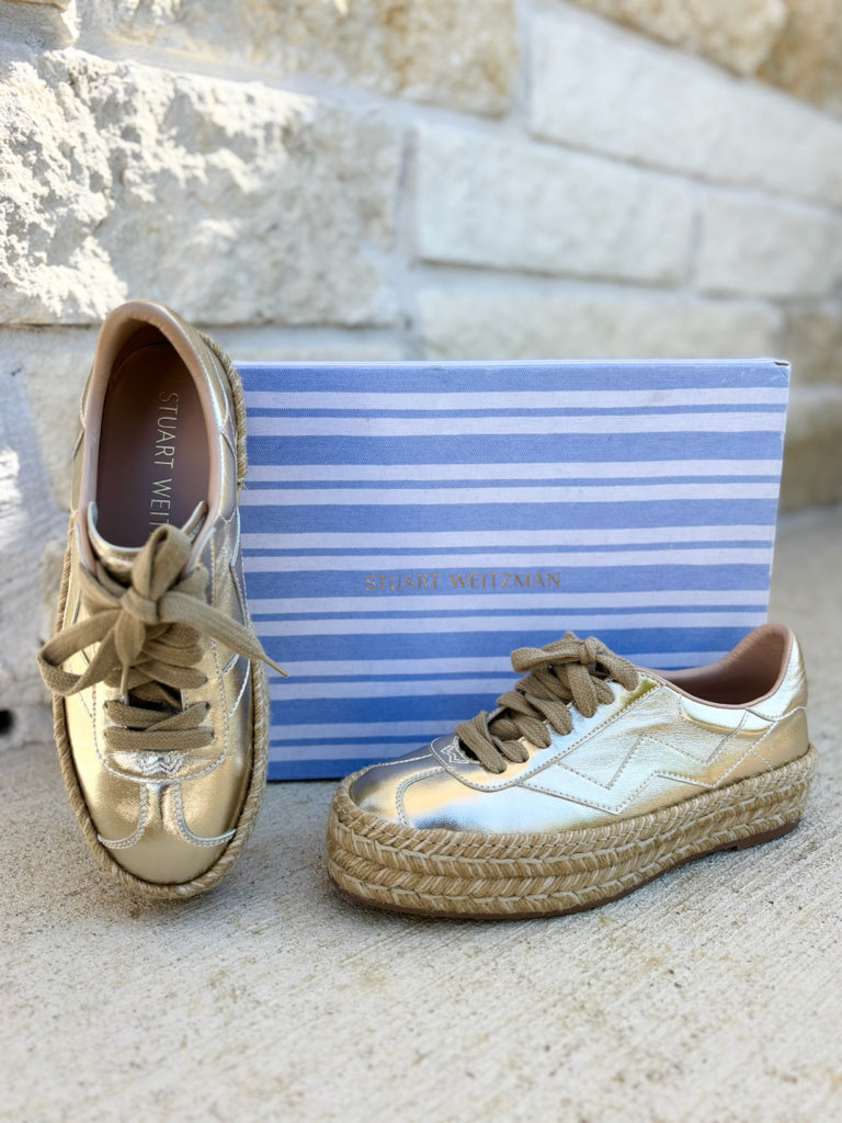 Stuart Weitzman Sneaker Espadrille Platforms