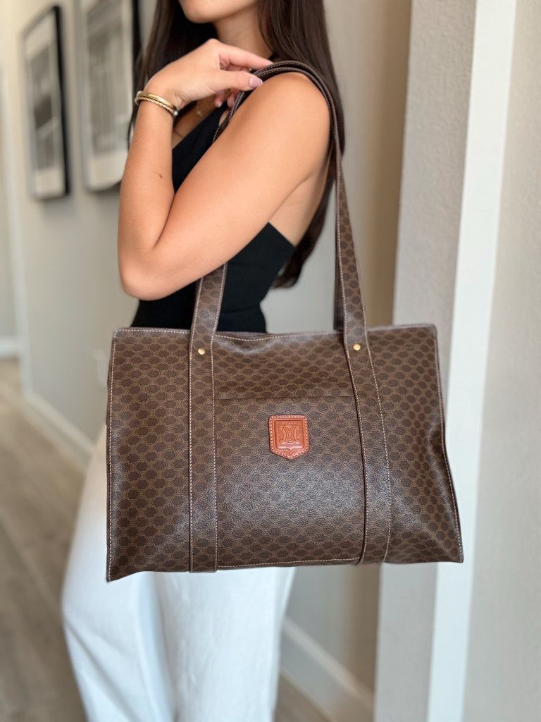 Celine Monogram Tote Bag