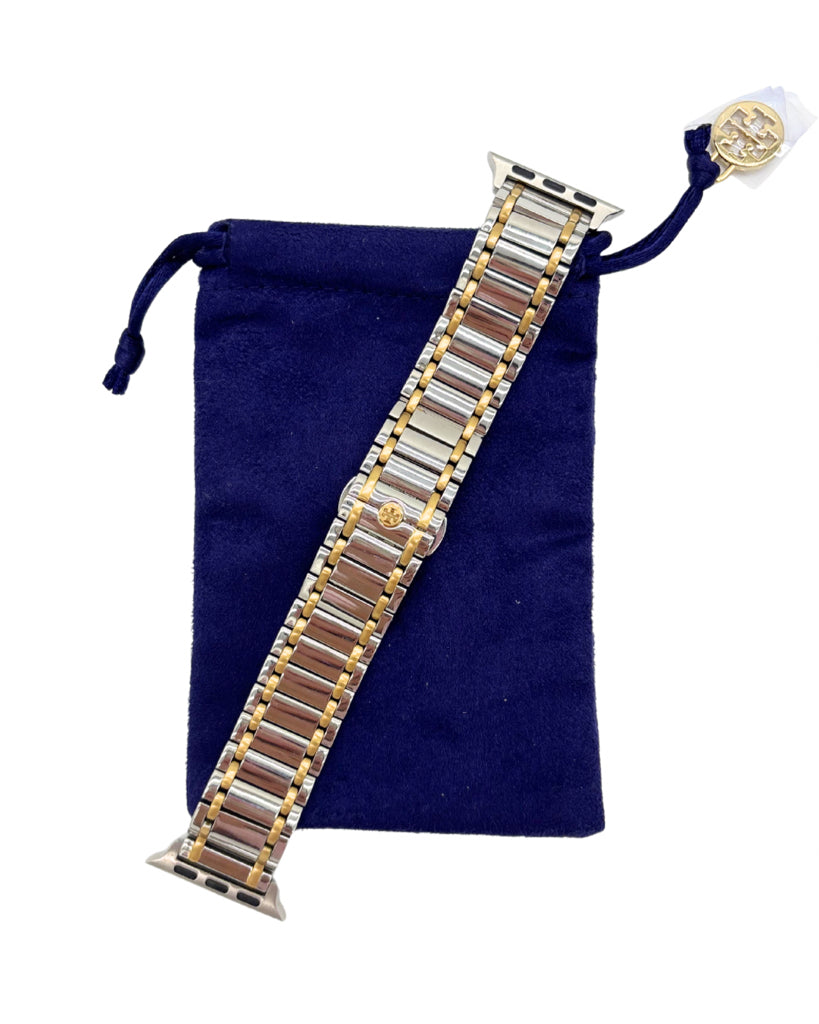 Tory Burch Silver Apple Watch Band